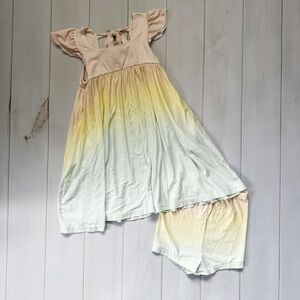 WDW Omi Jo Rainbow Ombré AH Tunic and Blooms